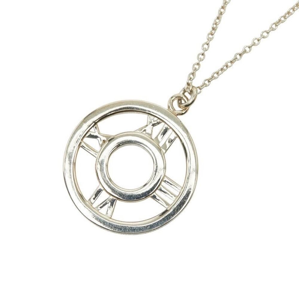 Tiffany & Co. Atlas Round Sterling Silver 925 Necklace